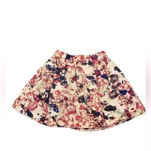 express floral print mini skirt
